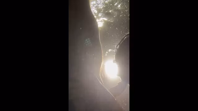 First try to do great blowjob to my Daddy under the water.